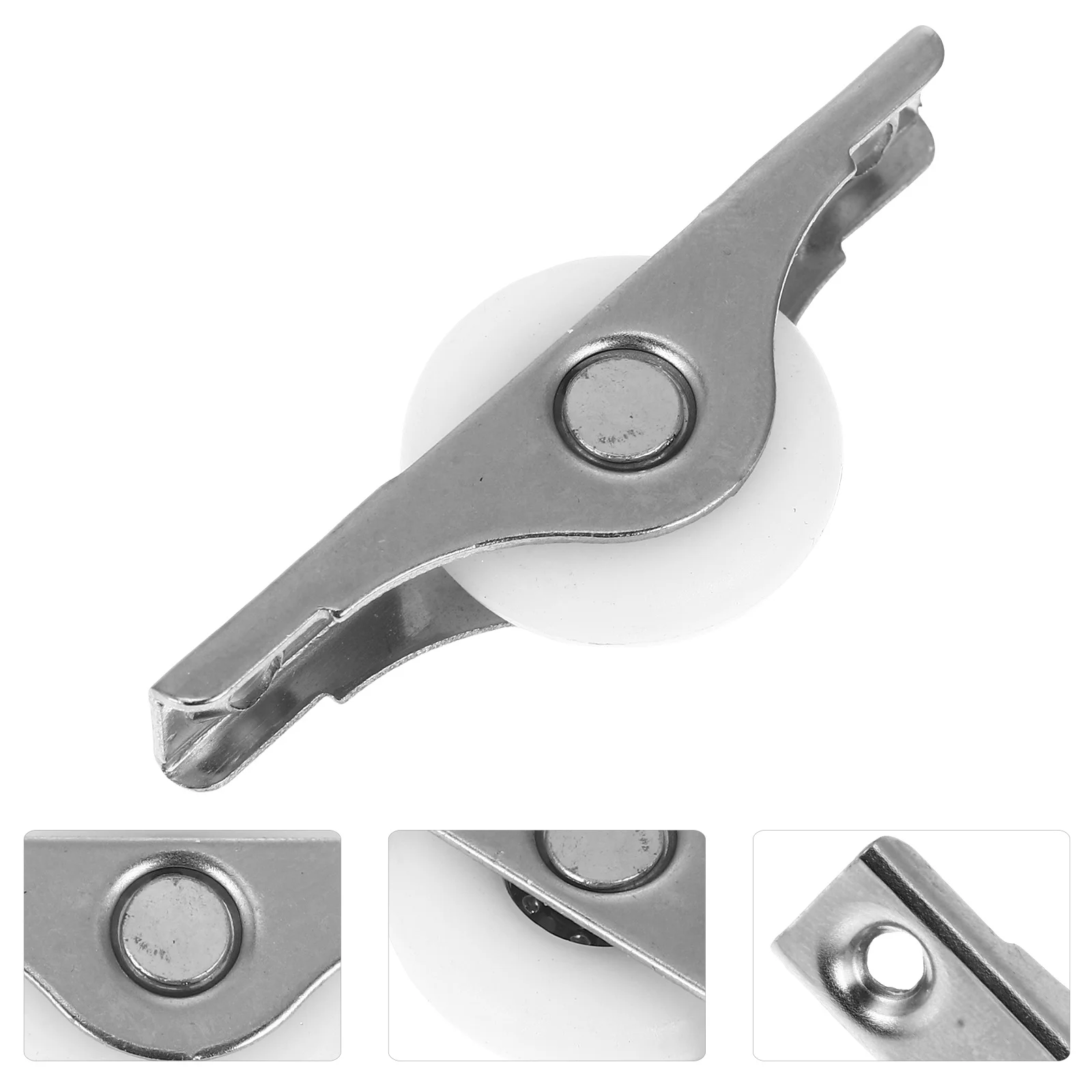 

4pcs Sliding Door Rollers Heavy Duty Wardrobe Wheels For Closet Cabinet Furniture Smooth Moving Track Hardware Pulley Wheel Set