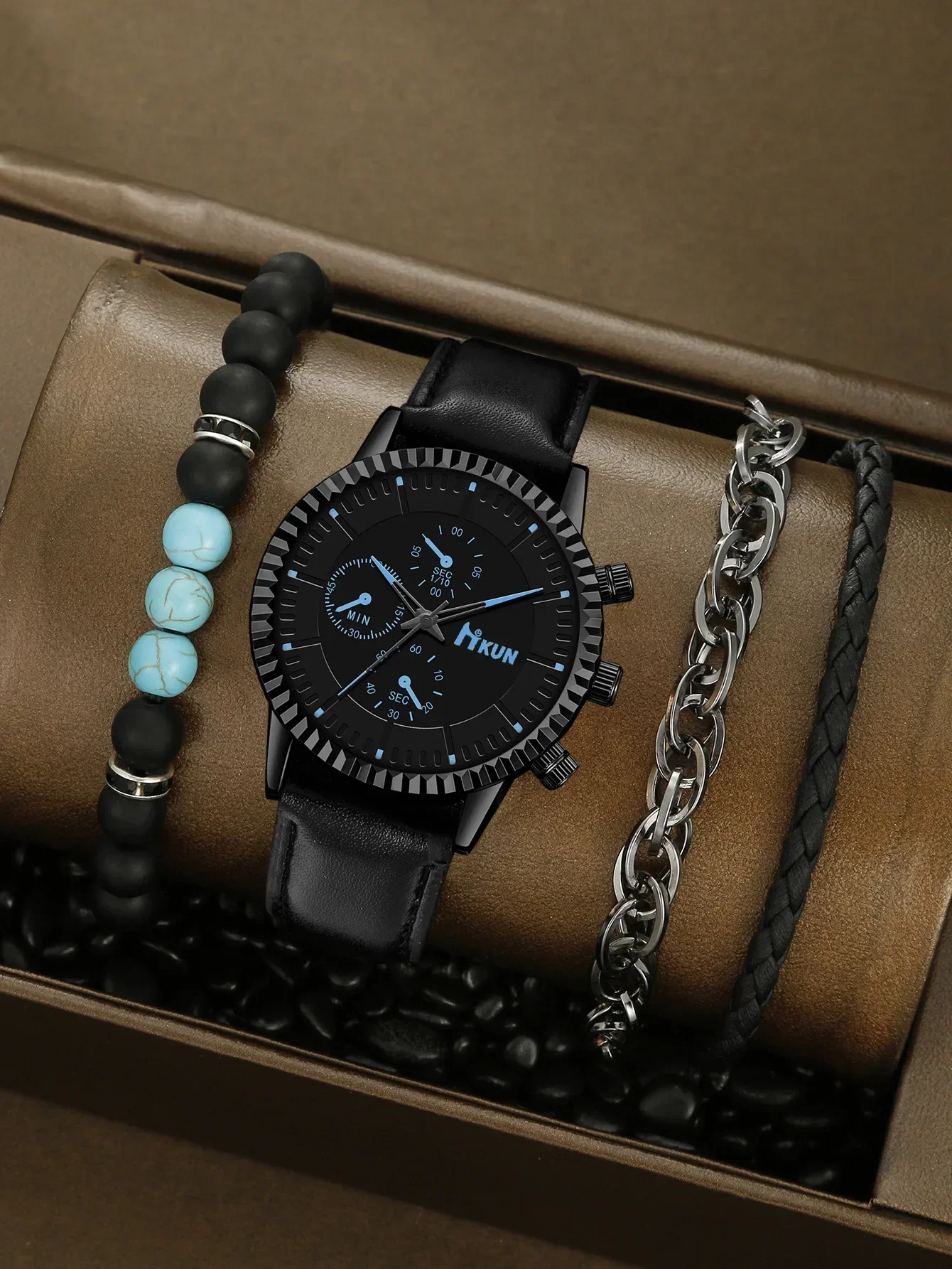 

Модные мужские спортивные часы, мужские деловые кварцевые наручные часы, роскошный винтажный кожаный браслет на ремне, мужские повседневные часы, мужские часы