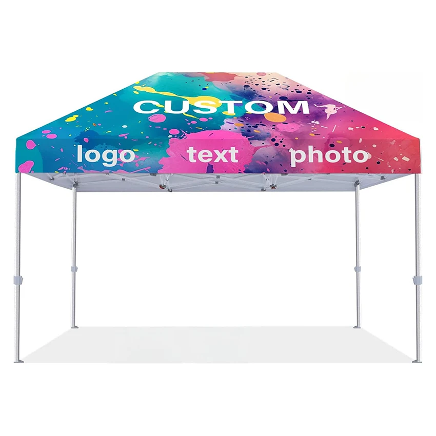 Custom Tent Canopy 10x10FT Personalized Topper Canopy (Only 1 Canopy No Frame)