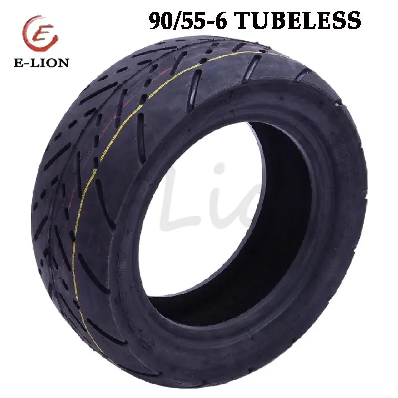 

Get a reliable ride with this 90/55-6 thickened vacuum tubeless tire designed for electric scooter replacement.