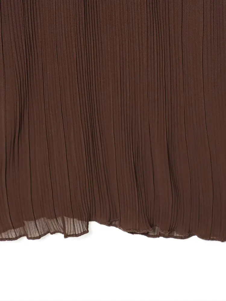 NLZGMSJ Schickes Damen-Freizeithemdkleid, 2026, Frühling und Herbst, V-Ausschnitt, lange Ärmel, schlank, mit Gürtel, Midi-langes Kleid, Y2K