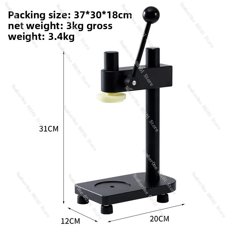 Portable Manual Can Sealer Machine, Milk Tea Juice Bottle Sealing Device
