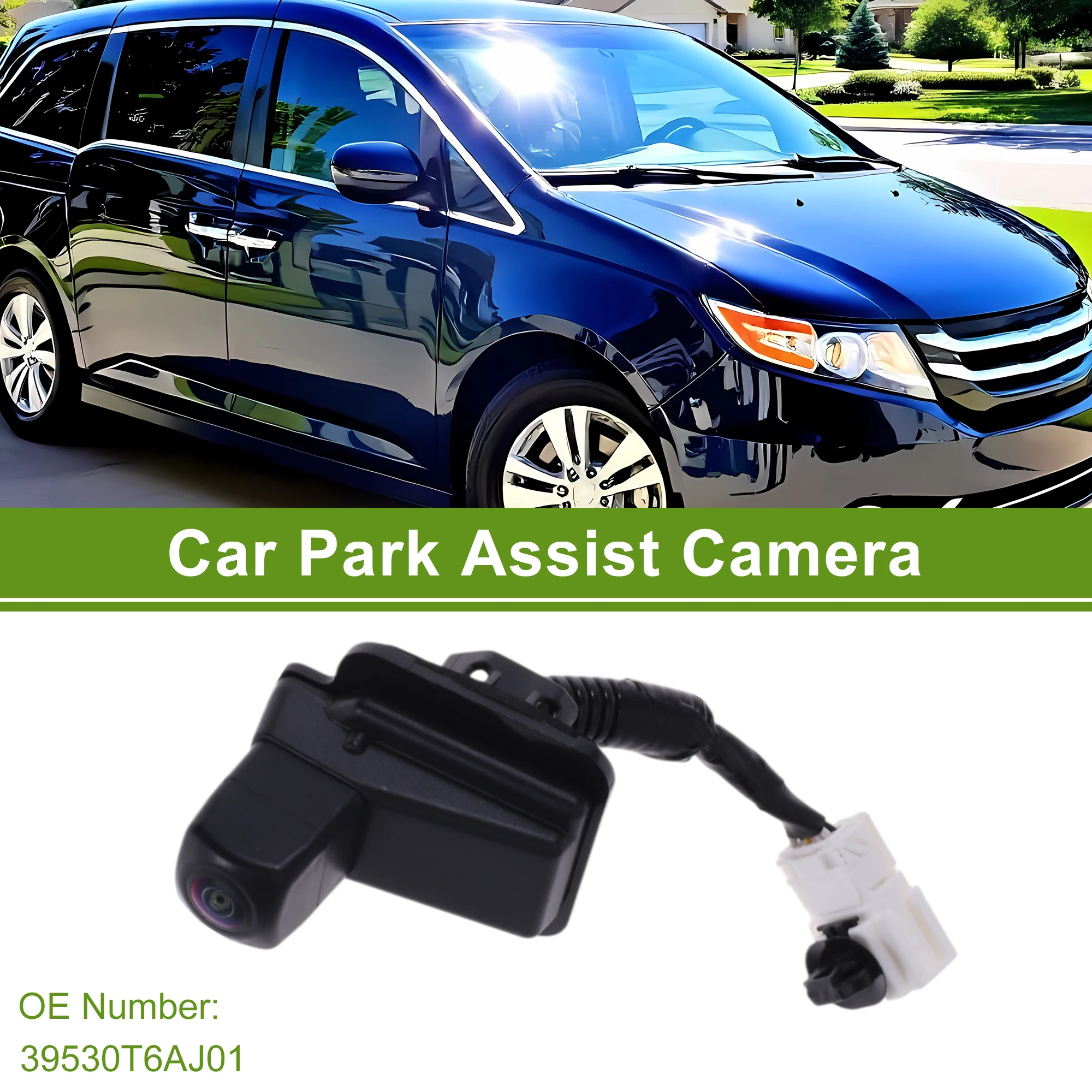 UXCELL Car Park Assist Camera Rear View Backup Reverse Camera for Honda Odyssey 2014-2020 No.39530T6AJ01 1Pc