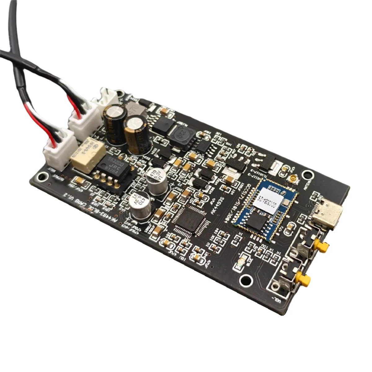 

AU47-Обновление Bluetooth 5.3 AK4493S Модуль декодирования Аналоговый вход Жесткое декодирование для APTX HD LDAC