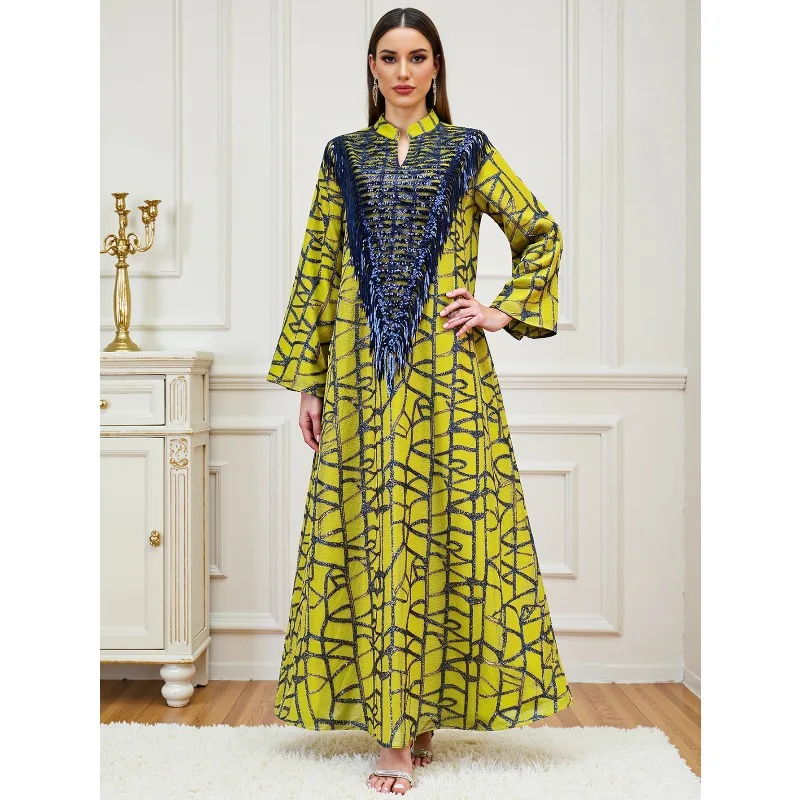 

DubaiDress Women Abaya Eid Muslim Jalabiya Kaftan Elegant Pocket Party Caftan Jalabiya Ramadan Long Dresses Dubai Arab Robe 2026