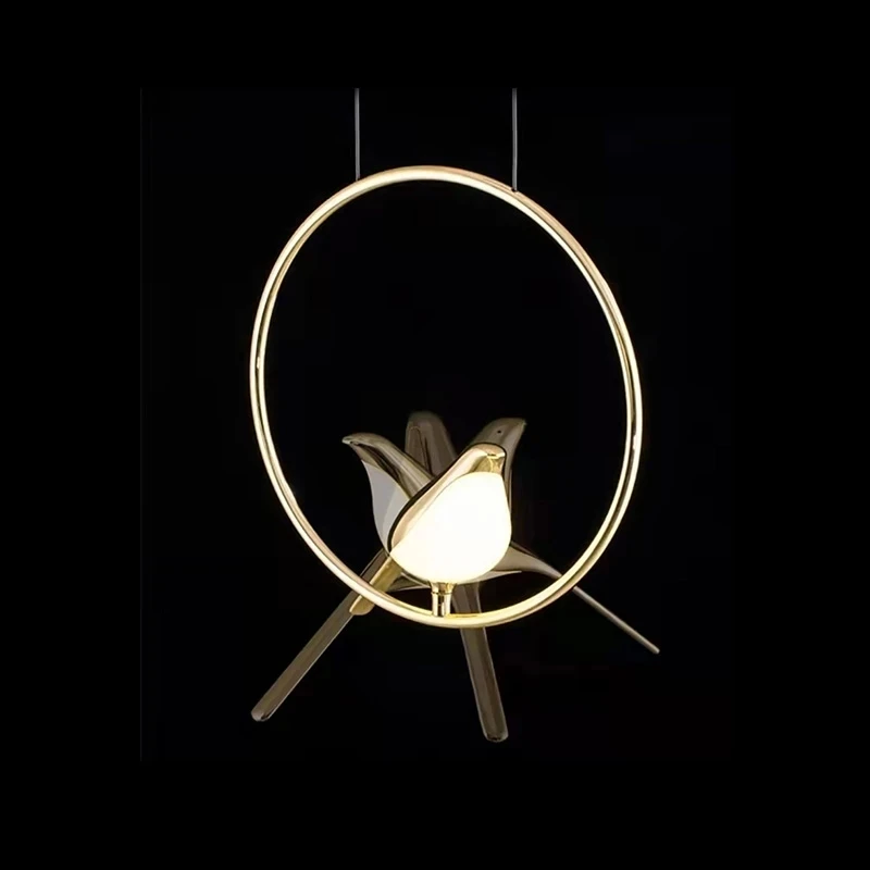 Nordic LED Pendant Lights Magpie Hanging Lamp Indoor Lighting For Bedroom Kitchen Living Room Home Dining Table Decoration Light