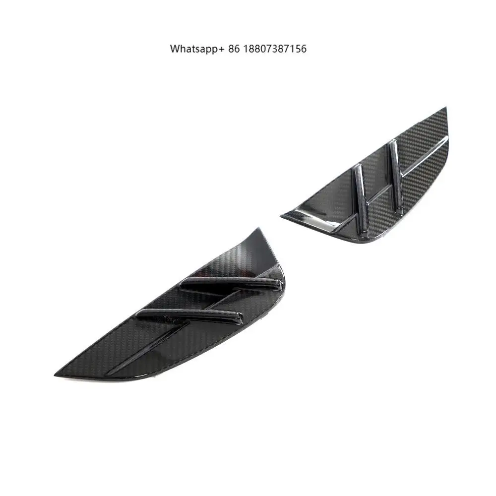 

Dry Carbon Fiber Front Fender Side Vent Cover Trim Fit for 2021-2023 forBMW G80 M3