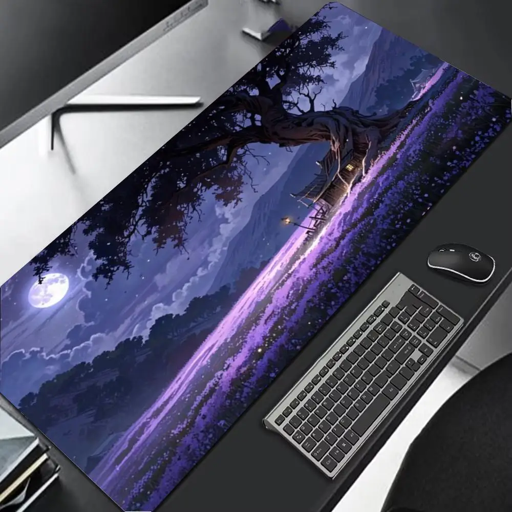 

sakura Mouse Pad Multi-Size non-slip Gaming Mousepad Gamer E-Sports Mouse Mat Game Mechanical Keyboard XXL Desk Mat