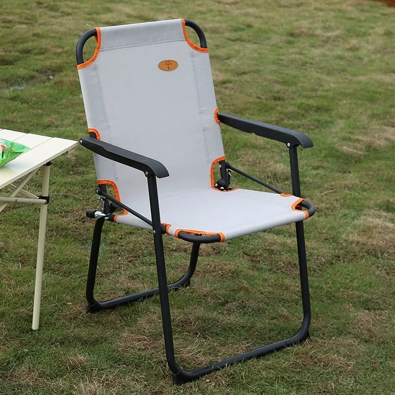 2*1 textilene Beach Folding Chair Outdoor camping leisure chair Picnic fishing chair Strong load-bearing capacity of 130kgs