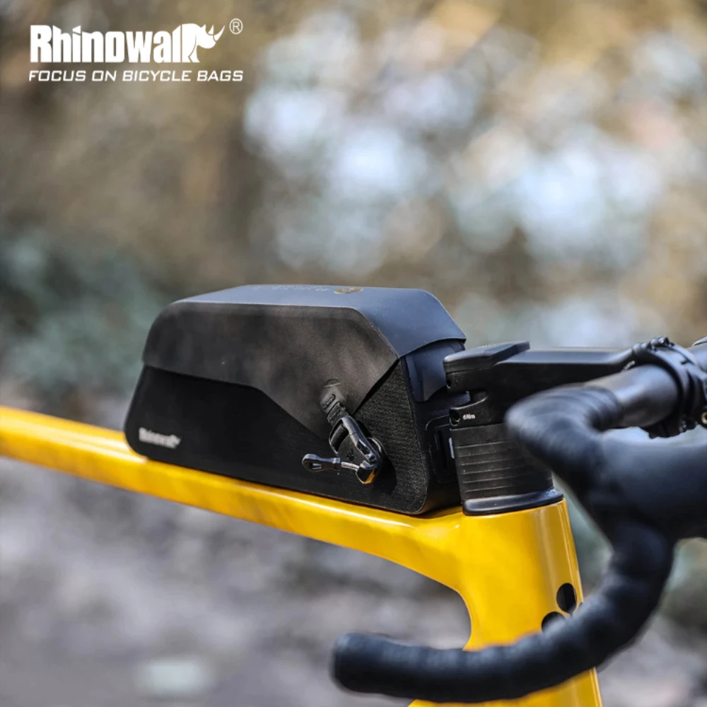 

Велосипедная верхняя сумка Rhinowalk IPX4, водонепроницаемая, для езды на велосипеде, безопасная для краски для MTB, дорожный гравий, аксессуары для велосипеда, магнитный флип
