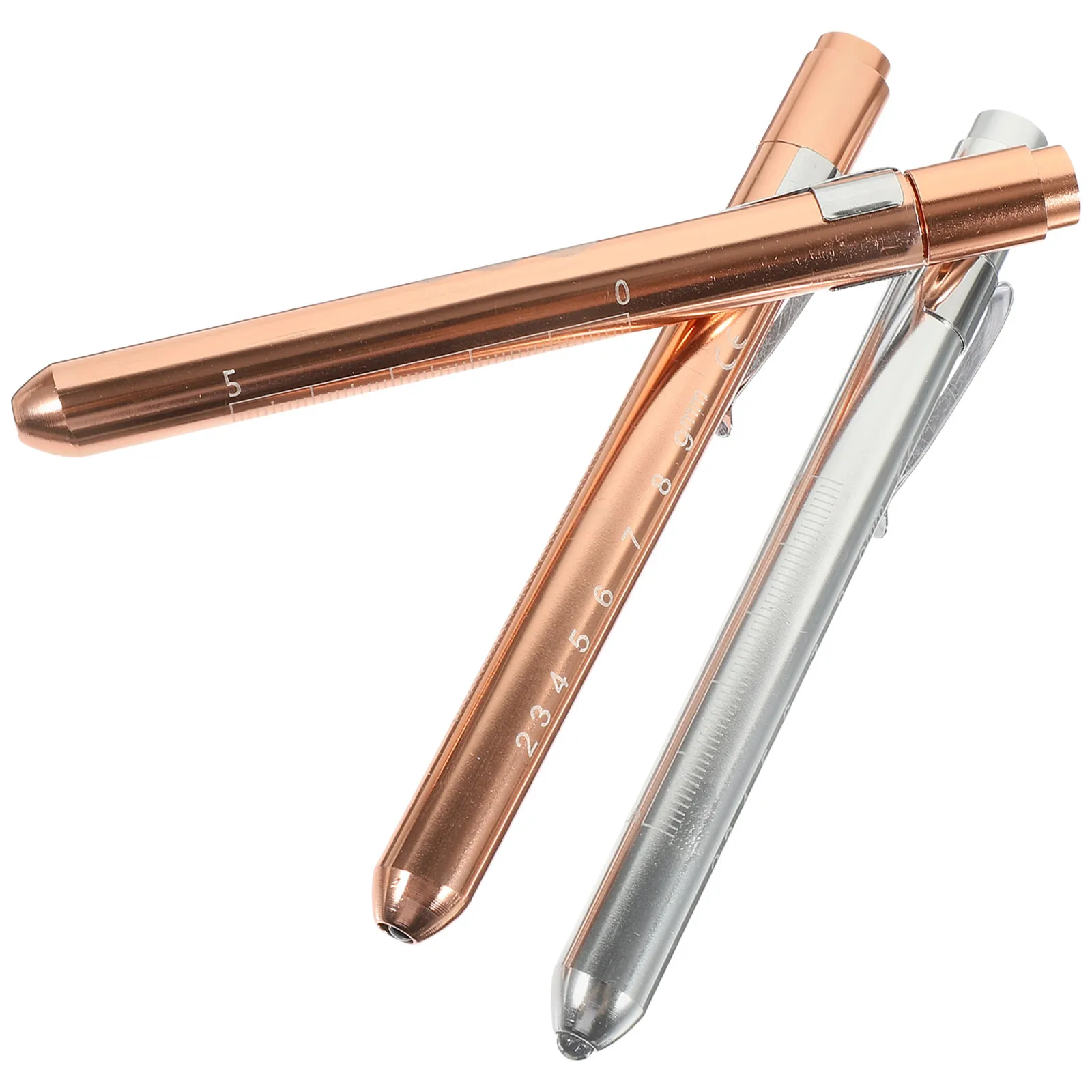 

Набор из 3 светодиодных фонарей (теплый белый свет), многоразовые, с клипсой для крепления, яркий концентрический луч, для медсестер, студентов-медиков, домашнего использования