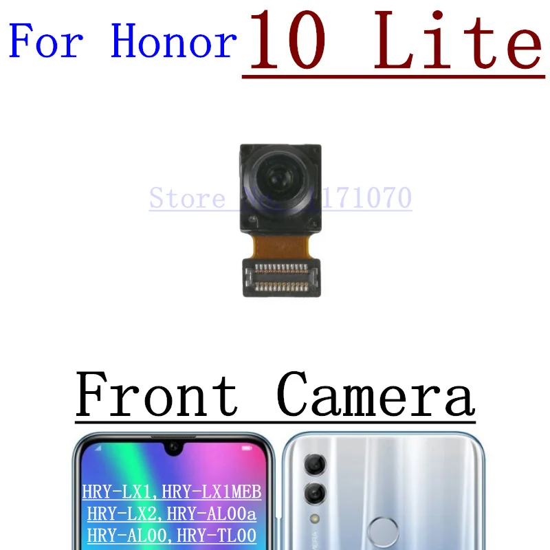 

Original Front Rear Camera For Huawei Honor 10 Lite Frontal Selfie Wide Back Main Camera Module Flex Cable Replacement Parts