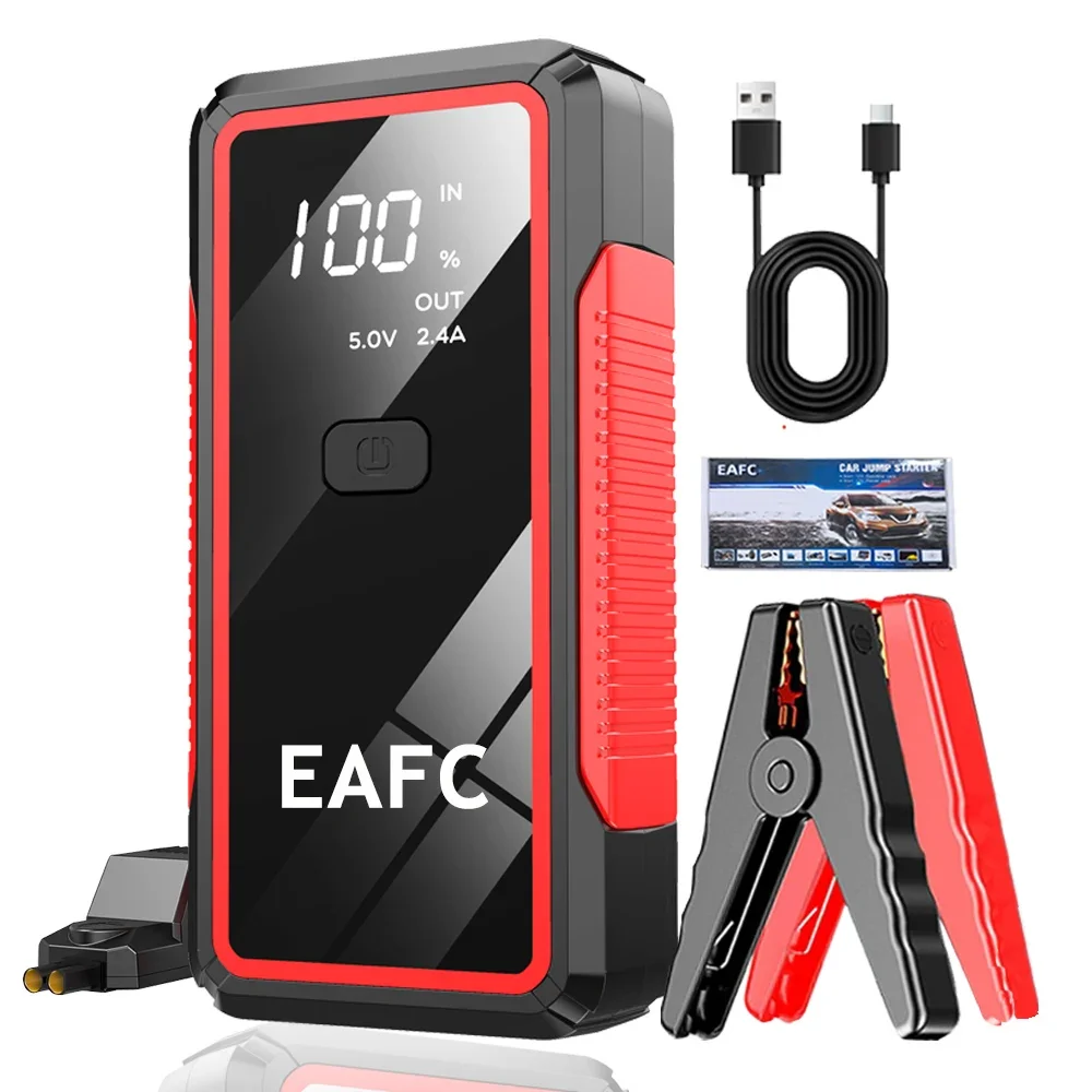 Auto Jump Starter 2000A Batterijlader Emergency Power Bank Booster voor 12V Benzine en Diesel Voertuigen Starten