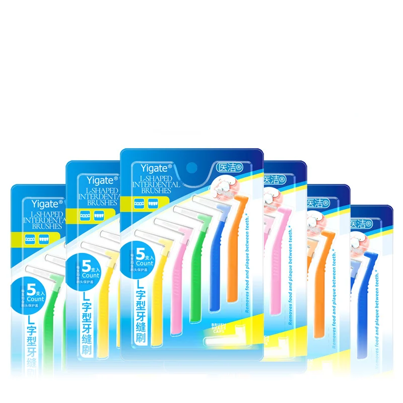 

L-shaped Interdental Brushing Space Cleaning Interdental Brush Adult Orthodontic Care Children Orthodontic Teeth Cleaning