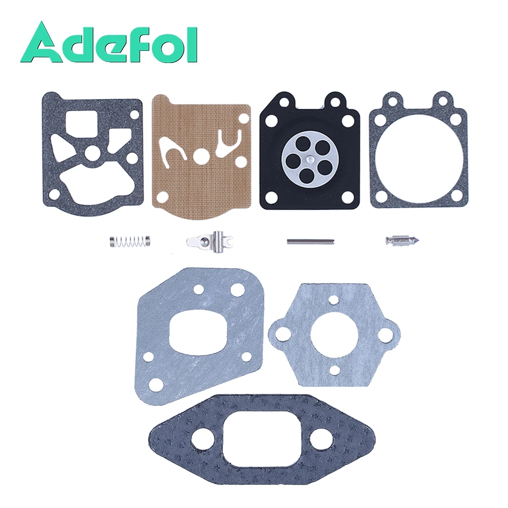 Carburetor Carb Gasket Repair Rebuild Kit For Partner 350 351 370 2-Stroke Chainsaw Replacement Spare Tool Part