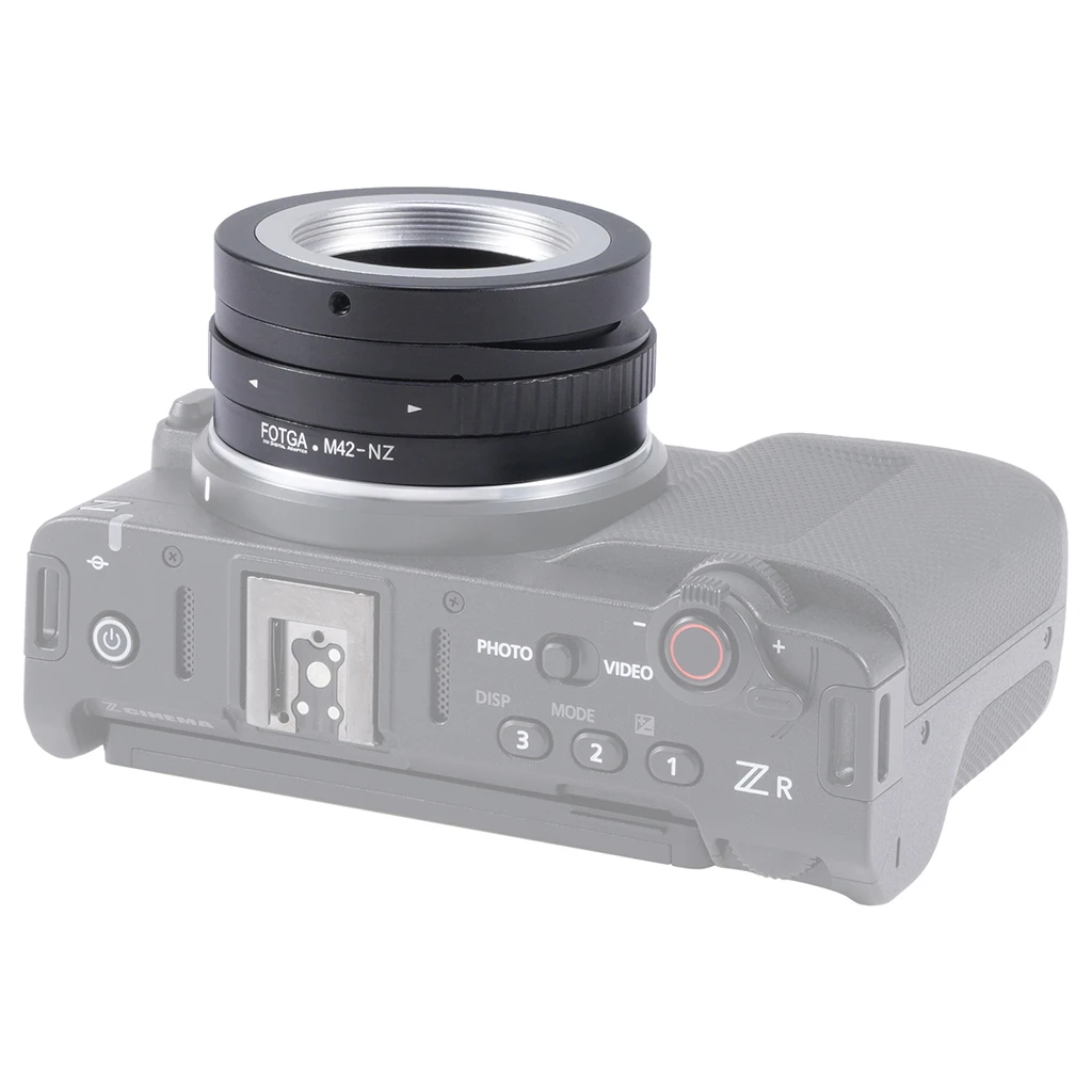 Aluminiumlegierung Adapterring M42-Objektivanschluss auf EOSR T2-Anschluss M42-EOSR Objektivadapter für Canon EOSR RP für Nikon spiegellose Kamera – Detail 27