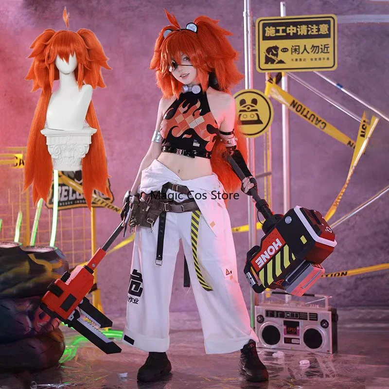 

Koleda Belobog Cosplay Game Zenless Zone Zero Cosplay Cosplay Costume Uniform Wig Halloween Carnival Outfits for Women disfraz