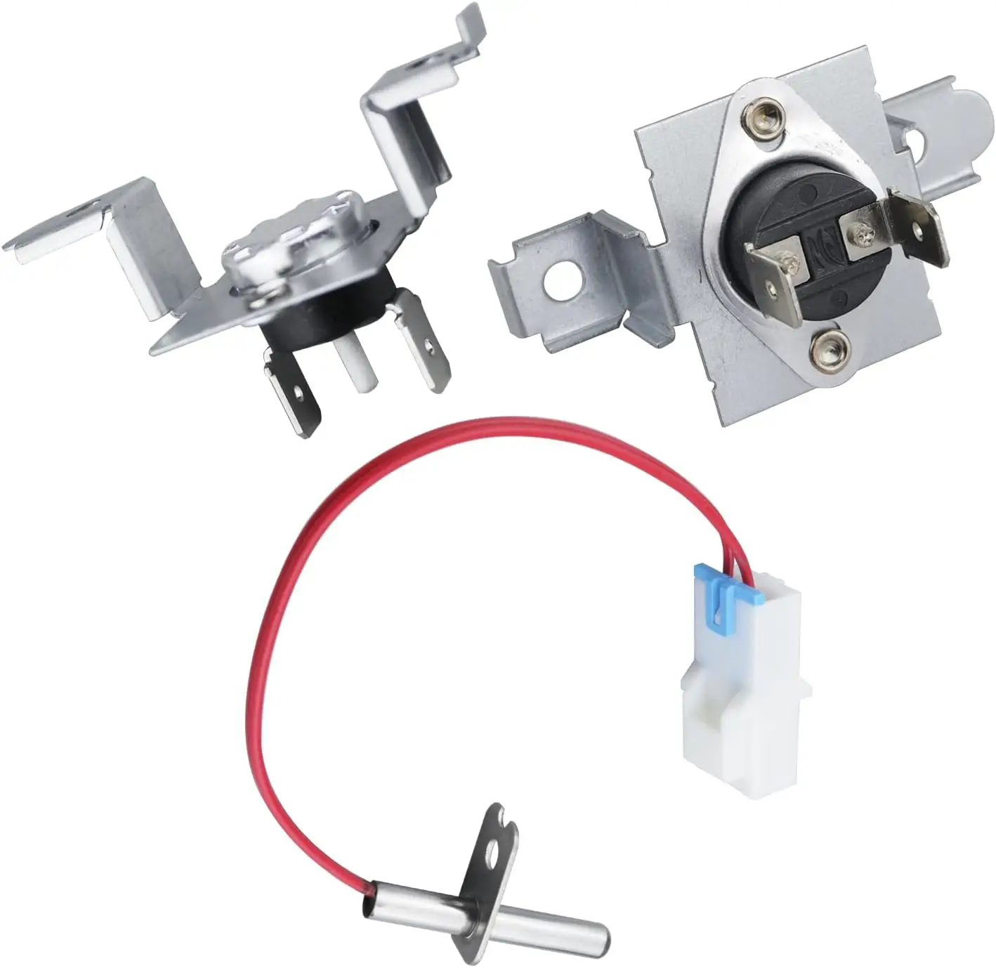 Kit de Termistor y Termostato para Secadora AGM30045804, Termistor para Secadora 6323EL2001B, Termostato de Límite Superior 6931EL3003C 6931EL3004B
