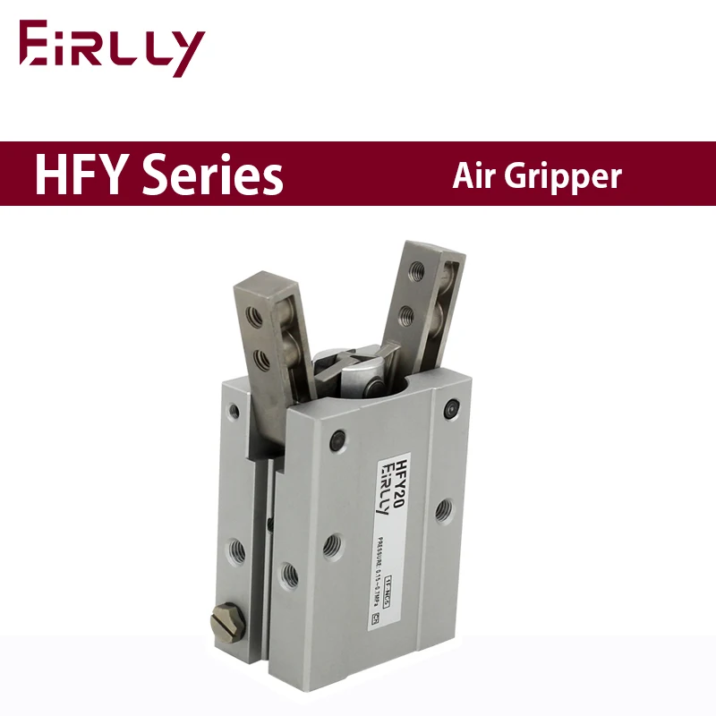 HFY Series Air Gripper Pneumatic Cylinder HFY6 HFY10 HFY16 HFY20 HFY25 HFY32 Y Type 180 Degree Angular Style Gripper HFTY16