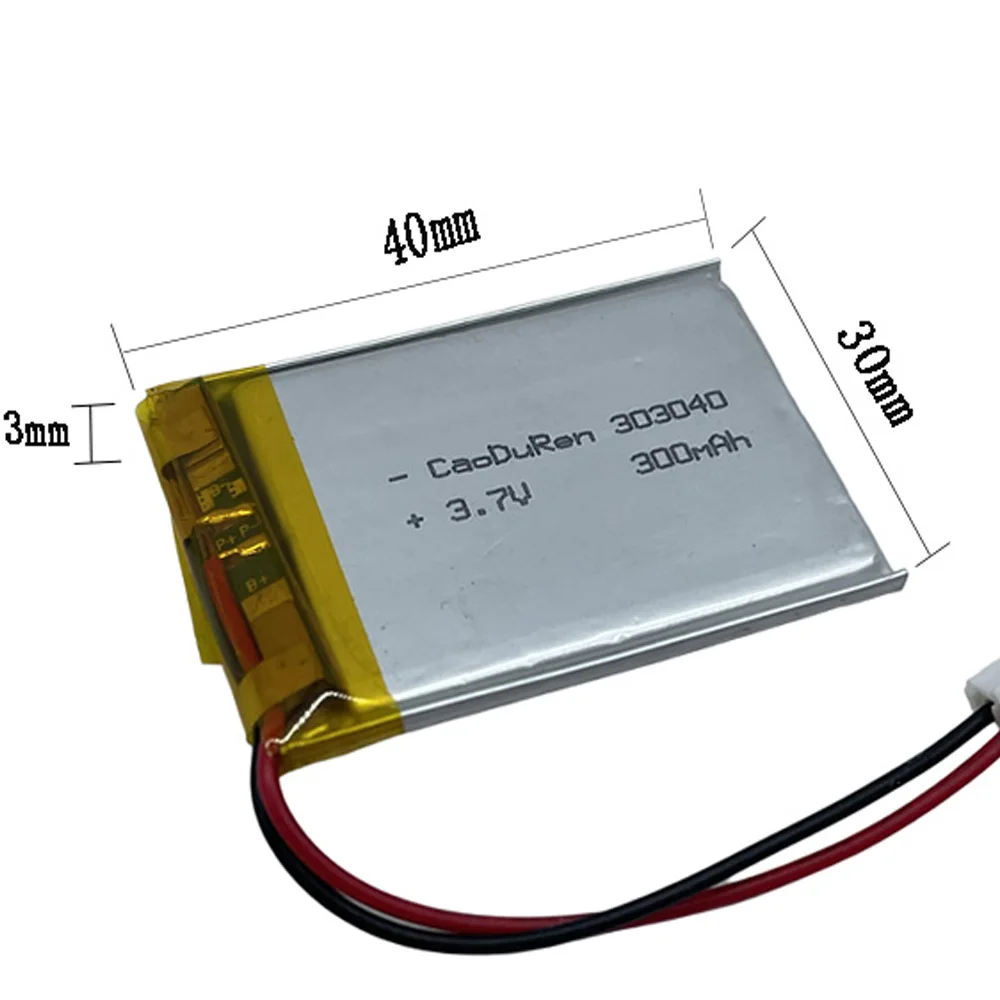 Rechargeable 3.7V 300Mah 303040 Lithium Polymer Ion Battery For GPS MP149 SMART WATCH TABLET CHARGING TREASURE POWER MP3