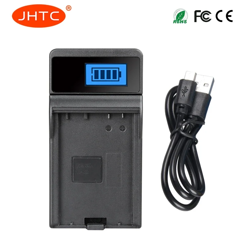 Cargador de batería JHTC LP-E8 LP E8 LPE8 para Canon EOS 550D 600D 650D 700D Rebel t2i t3i Lp e8 cargador de cámara