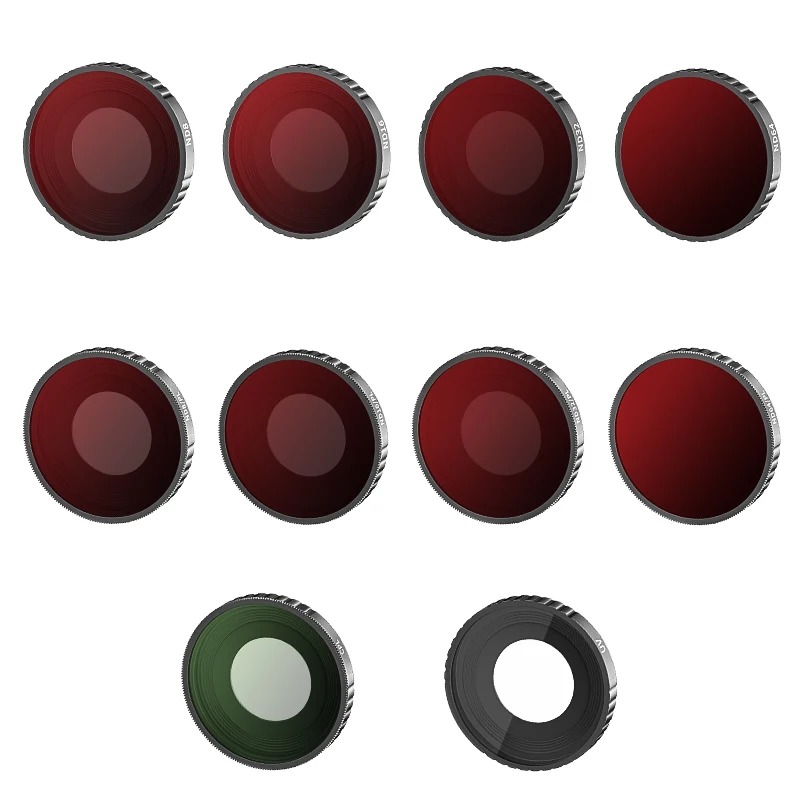 Lens Filter UV CPL ND8 ND16 ND32 ND64 Filter HD Optical Glass for DJI Action 4 Camera Accessories