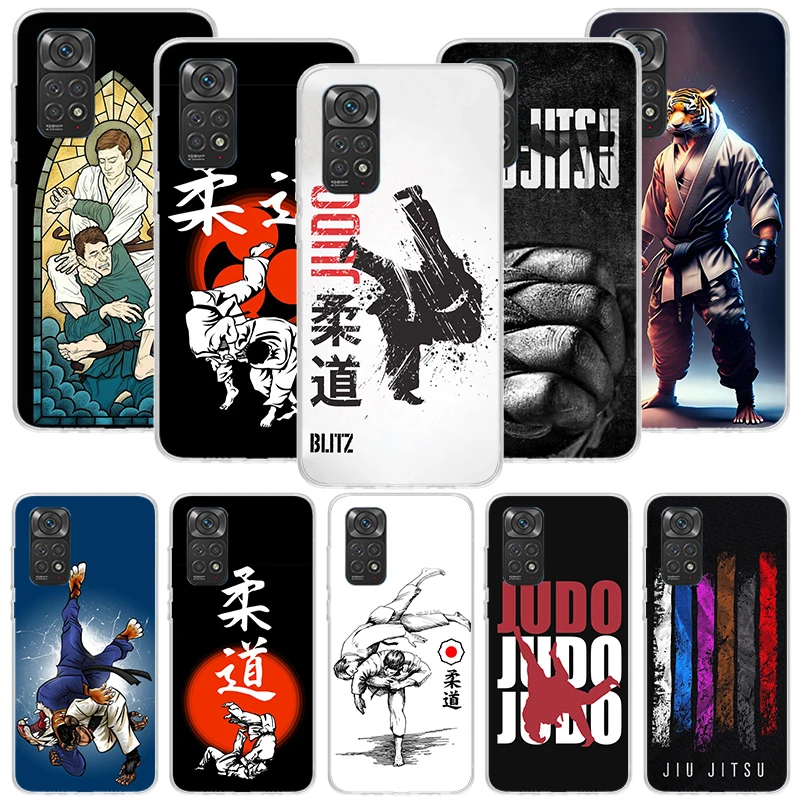 Judo jiu jitsu BJJ Brazilian Phone Case For Xiaomi Redmi Note 13 12S 12 11S 10 9 8 10S 11 11T 11E Pro Plus + 9S 8T 7 5G Cover Co