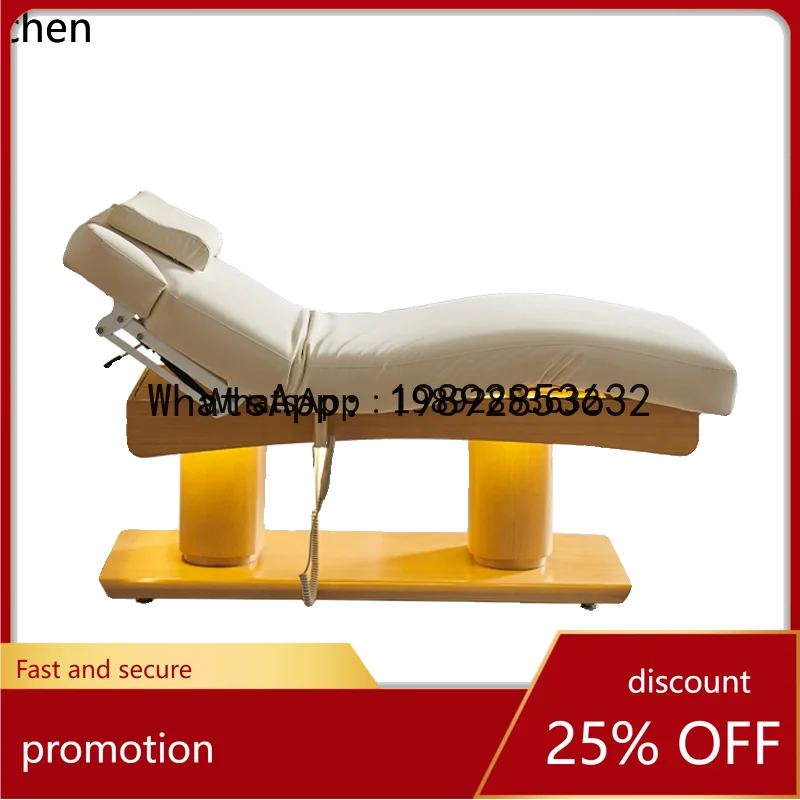 YFY Double pole lift beauty bed beauty salon special massage heated physiotherapy bed SPA bed