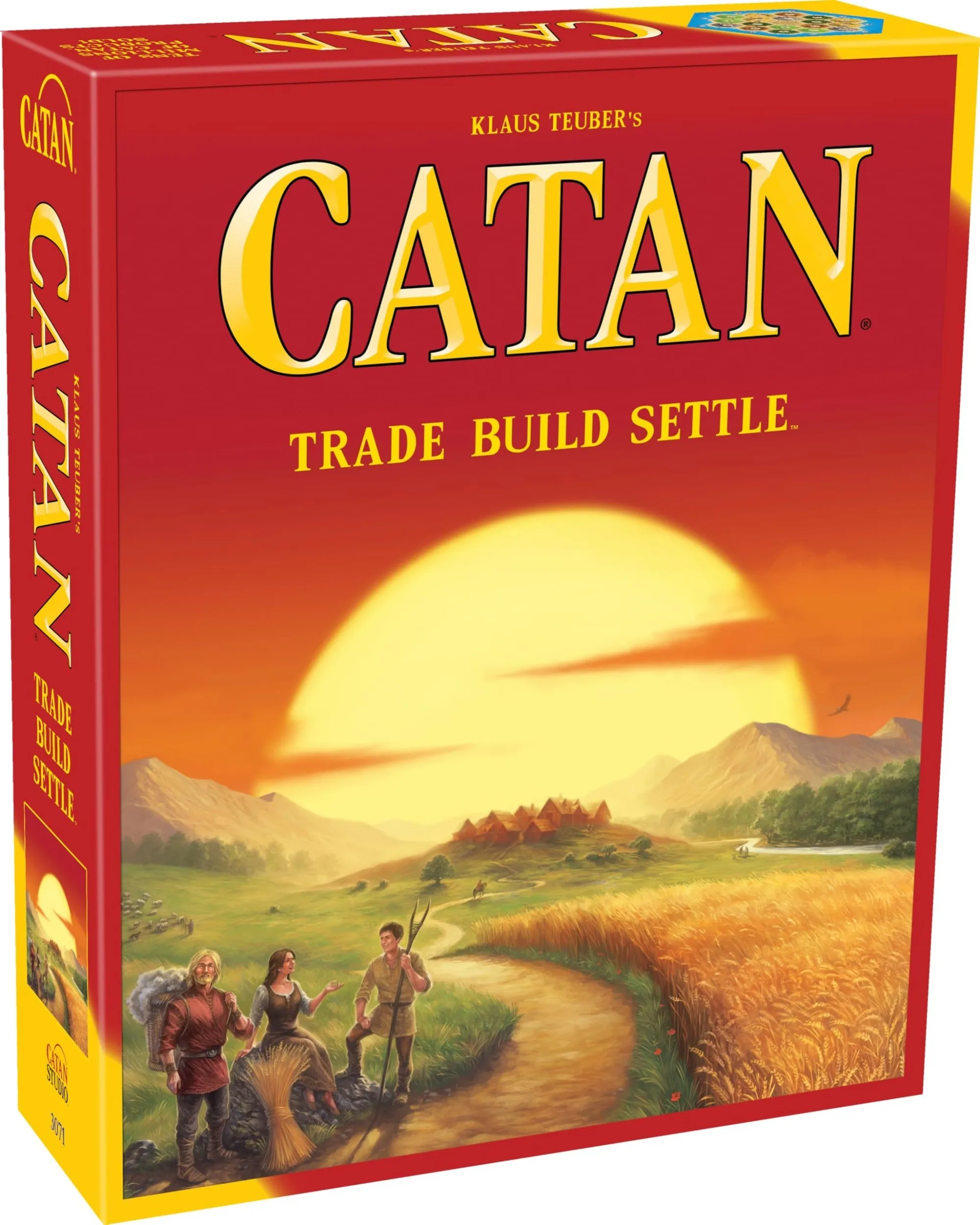 

Настольная игра CATAN — Стратегическая игра открытия и торговли, для детей и взрослых, 10 лет, 3-4 игрока, 60-90 мин, Идеальный семейный подарок
