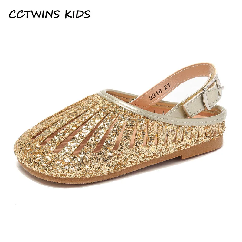 

Kids Sandals 2023 Summer Girls Fashion Brand Beach Shoes Outdoor Slippers Toddler Boys Flats Children Glitter Slippers Soft Sole