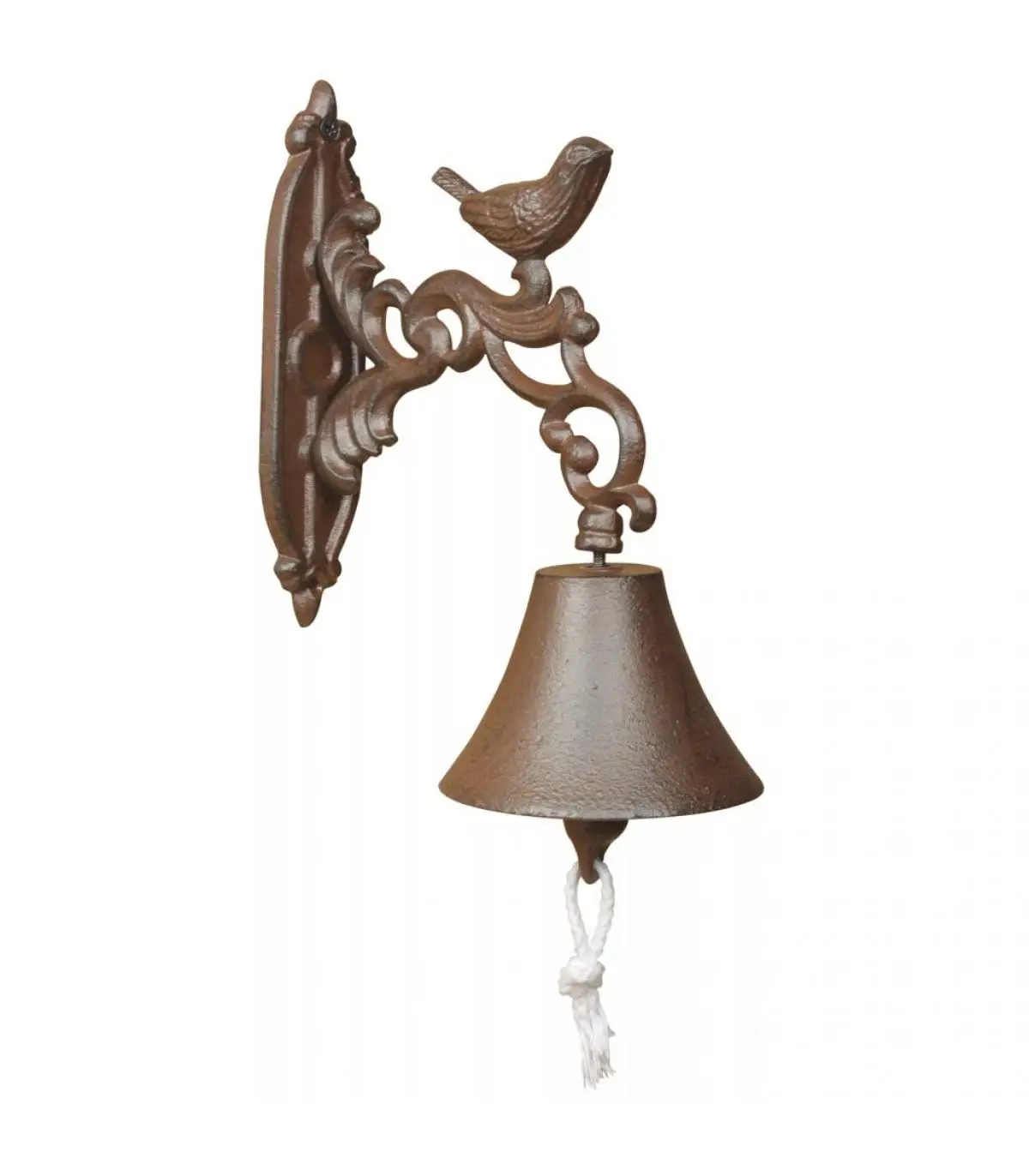 Decorative bells Esschert Design Brown cast iron door bell BR22