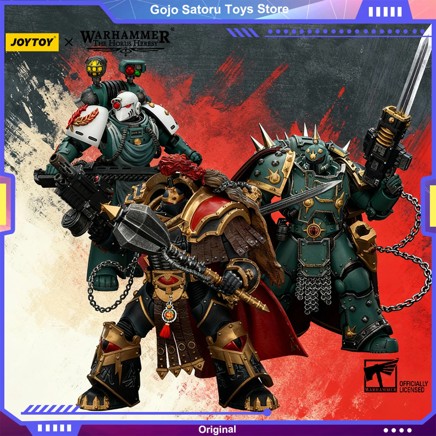 

JOYTOY Warhammer The Horus Heresy Фигурка Сыны Гора Легион Чемпион Аниме Фигурка Сустав Подвижная Коллекция Модель Игрушки