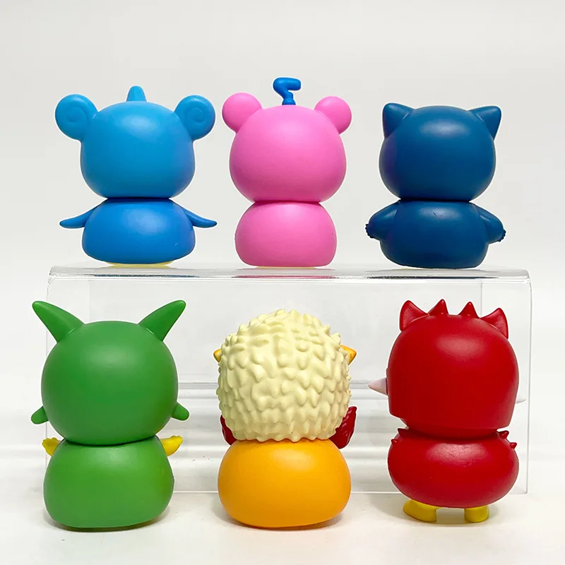 Pokemon Cartoon Cross-dressing Pikachu Snorlax Psyduck Gengar Anime Figure Blind Box Toys Tabletop Ornaments view 4