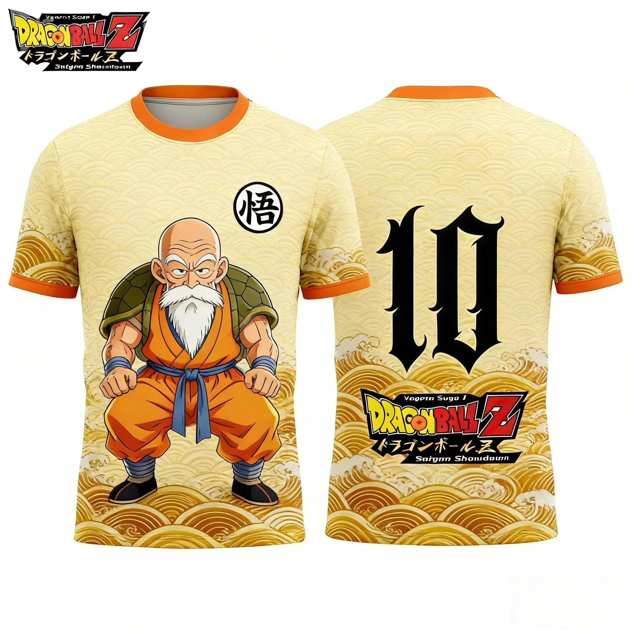 2026 Sommer Dragon Ball Retro Fitness T-Shirt Herren Oversized 3D-Druck Kurzarm Familien-Unisex Kinder-Sportshirt