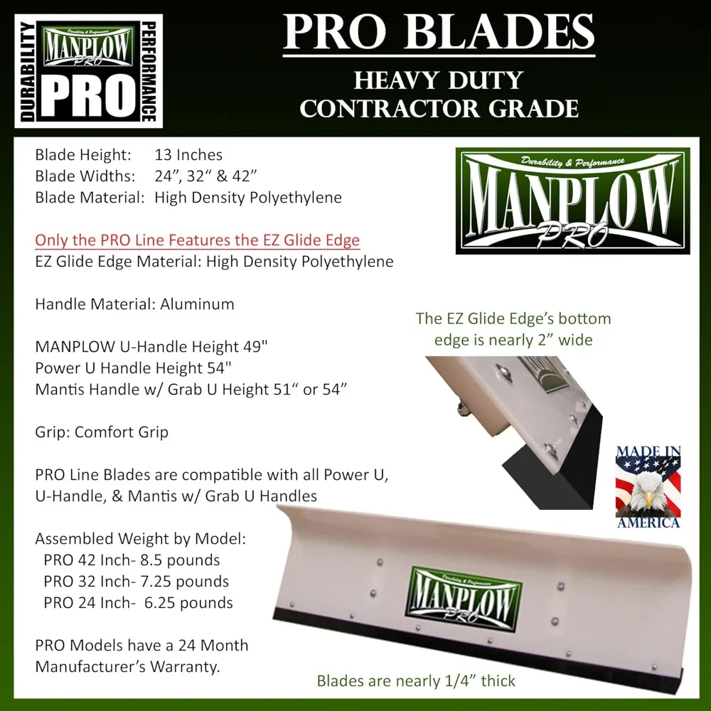 أداة دفع الثلج شديدة التحمل مقاس 24 بوصة لحلول التصفية الشتوية الاحترافية