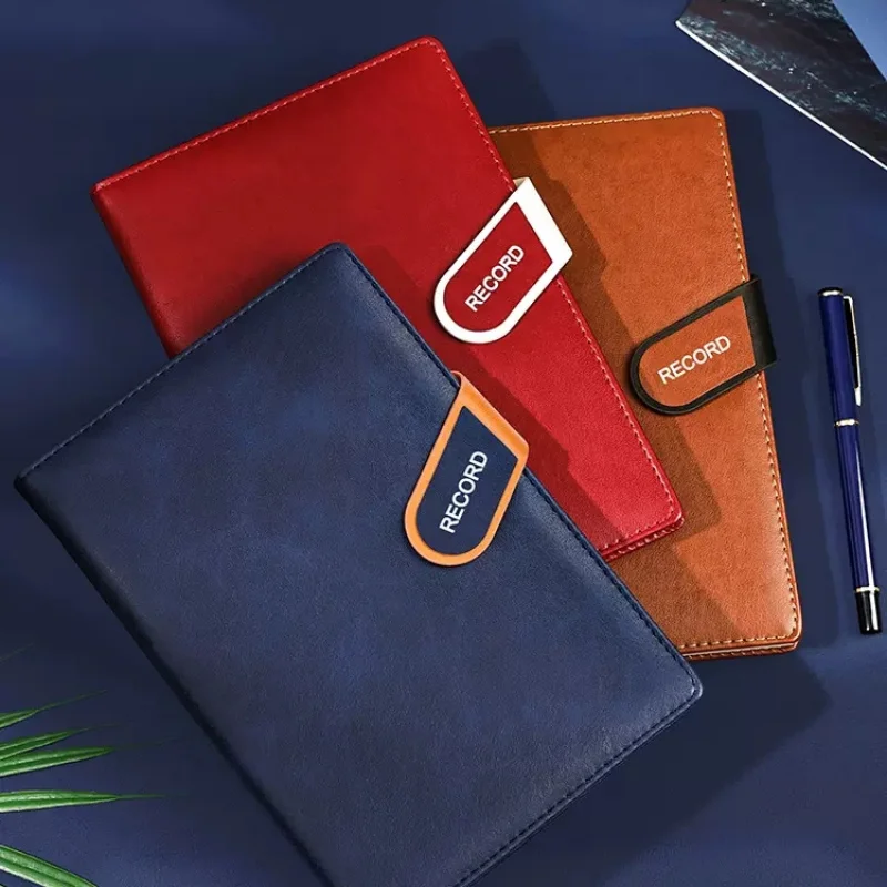 2025customized.Journal wasserdichte Mode-PU-Leder-Notizbücher für Studenten mit magnetischem nk2306