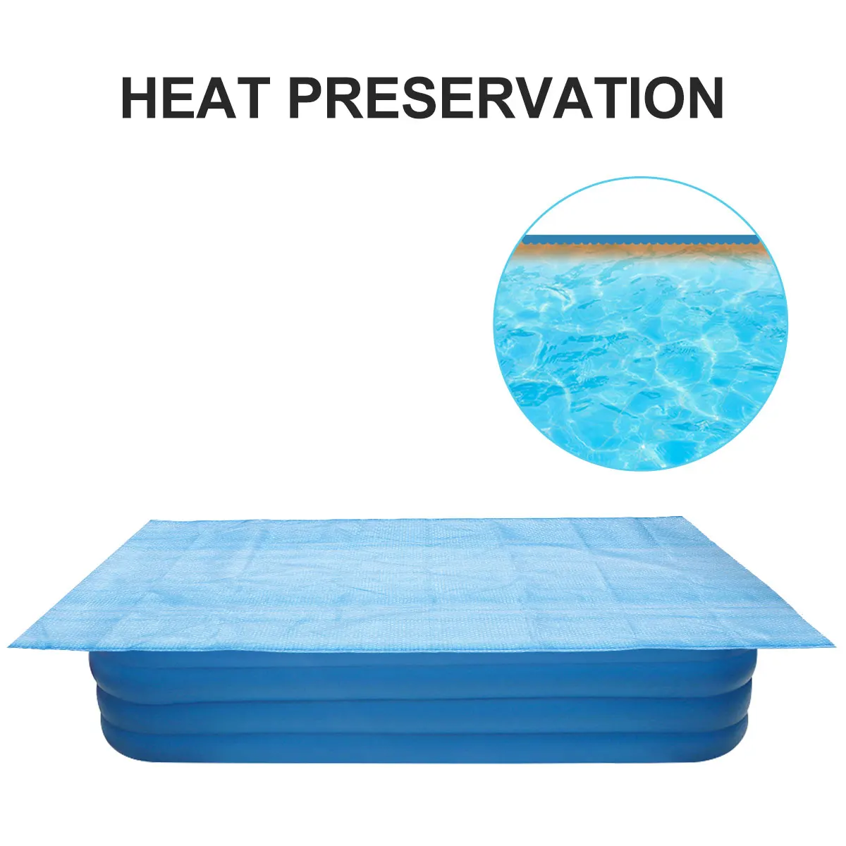 

Swimming Pool Insulation Film Heat Preservation Cover Dustproof Rainproof Pool Cover Mat Plastic Film Prevent UV Fit Perfectly
