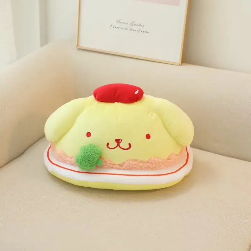 Sanrio Cinnamoroll Pompom Purin Pochacco Rice Ball Cartoon Plush Toy Anime Plushie Pillow Toy Brithday Christmas Gifts