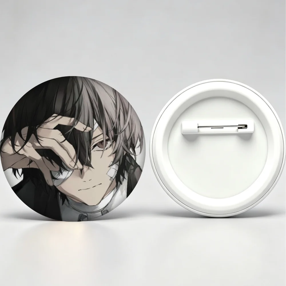 Anime Tinplate Badge 32/44/58mm Handmade Creative Brooch Pin, Renji Bandage Boy Lapel Pin, Clothing Gift Accessory Decor