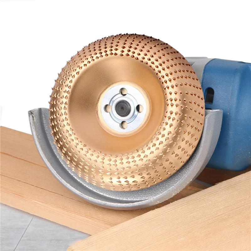 

High Quality-4 Pcs Wood Carving Disc Set For 4In Or 4 1/2In Angle Grinder, Woodwork Cutting Sand Circular Metal Cutter Wheel Too