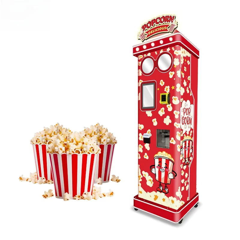 FOODLINE Mini Commercial Popcorn Vendor Detachable Corn Hopper Easy Daily Maintenance Retail Processing Gear