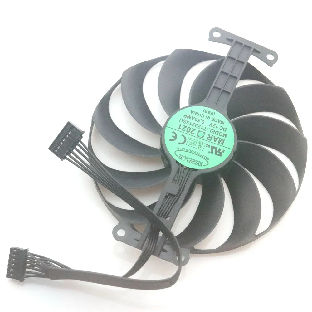 T129215SU 12V 0.50A 95mm For ASUS RX 6600XT 8GB ROG STRIX OC Graphics Card Cooling Fan