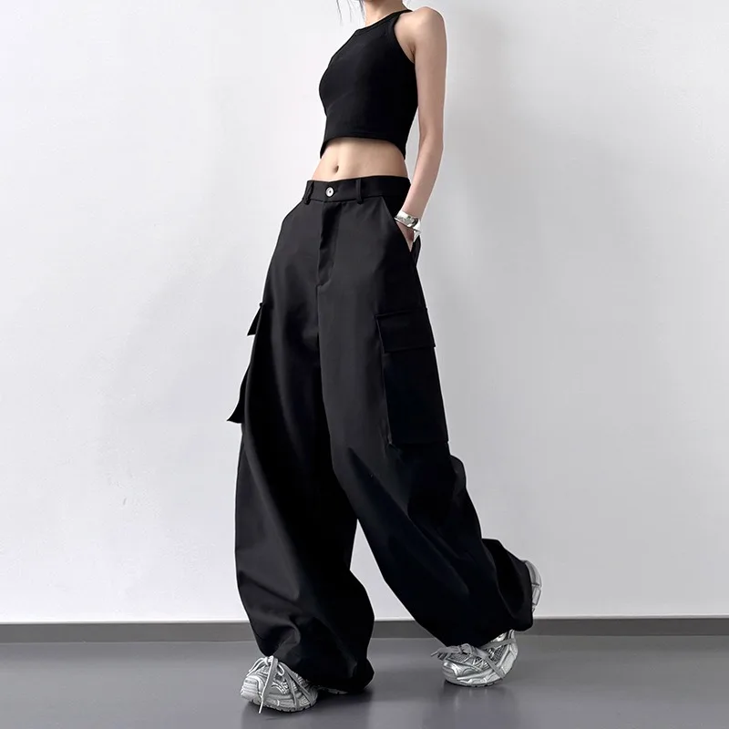 

2026 American Retro Overalls Straight Mopping Pants Loose Casual Trousers Spring New Trousers