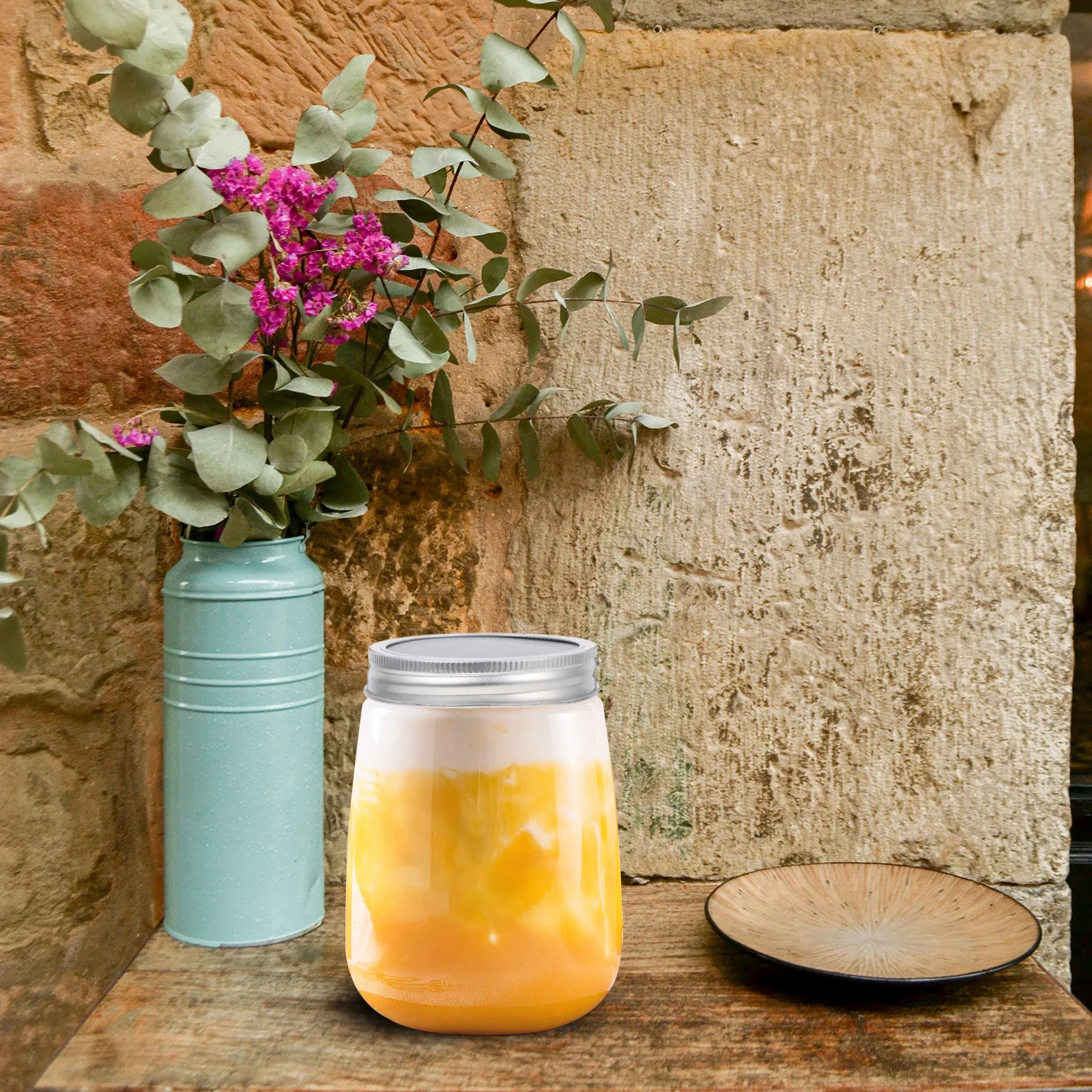 

1Set Wide Mouth Mason Jar Lid Leakproof Cover for Storage Bottles Food Jam Drink Kitchen Jar Sealing Covers