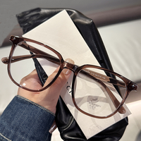 OKH TR90 Big Frame Square Simple Anti-blue Light Myopia Glasses Men High Quality Prescription Eyeglasses Reading For Women