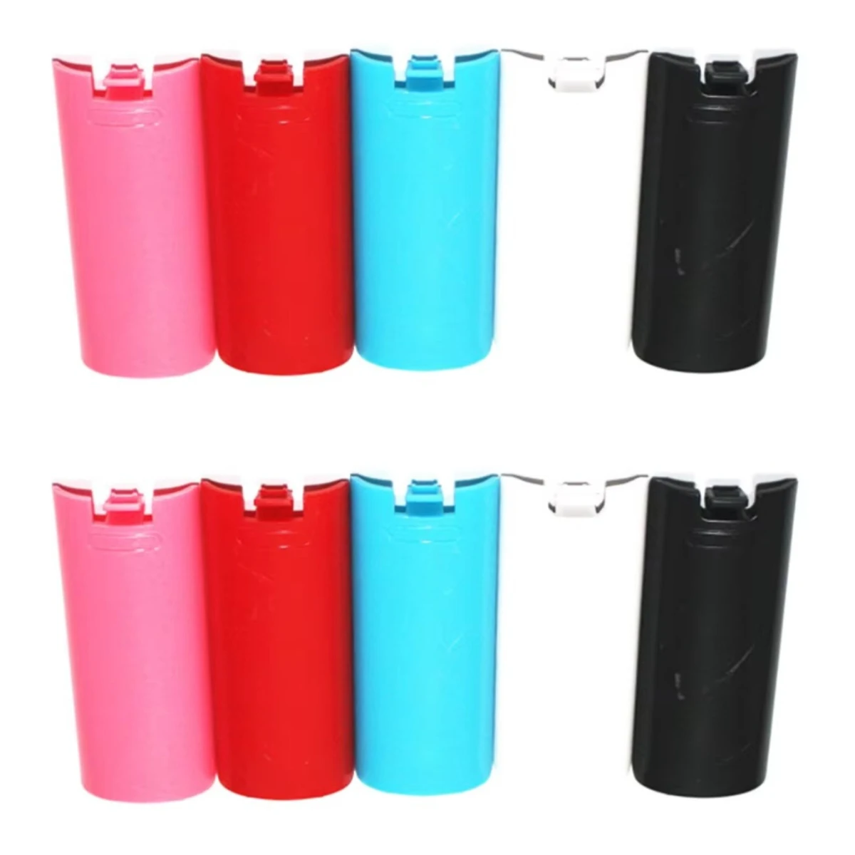 500pcs/lot Battery Lid Door Shell for Wii Remote Controller 5-Color Battery Cover Back Case