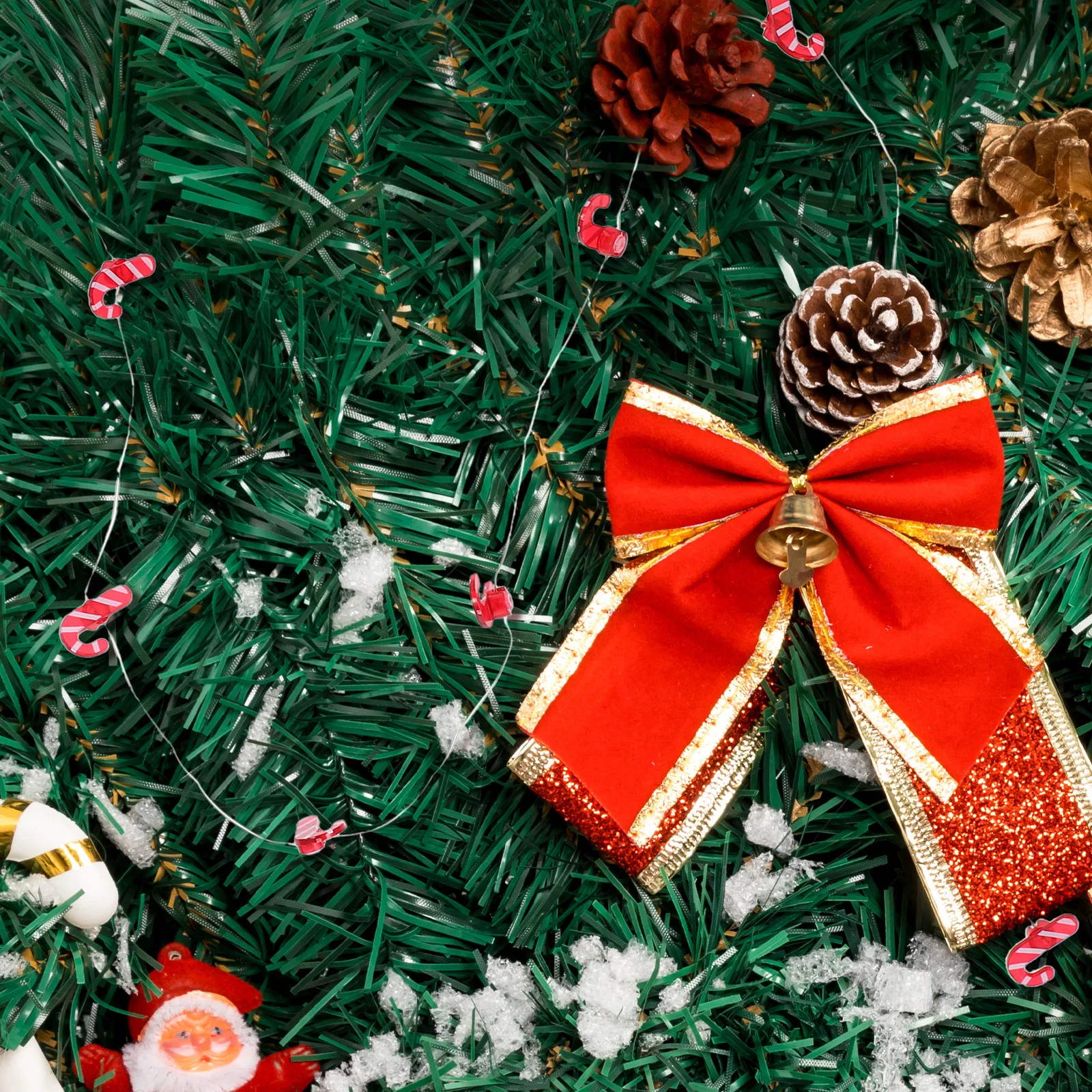 

1m Candy Cane Copper Wire LED String Lights Christmas Operated Indoor Outdoor Tree Bedroom Decoration Jack O Lantern