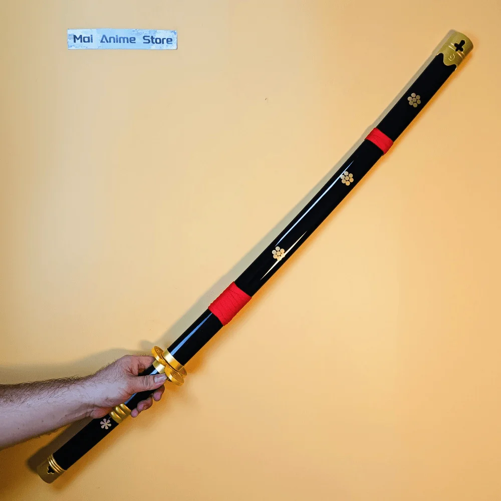 40 pouces Roronoa Zoro Katana Anime Cosplay accessoire Original samouraï épée en bois Ninja réel pleine taille japonais Katana couteau jouet cadeau