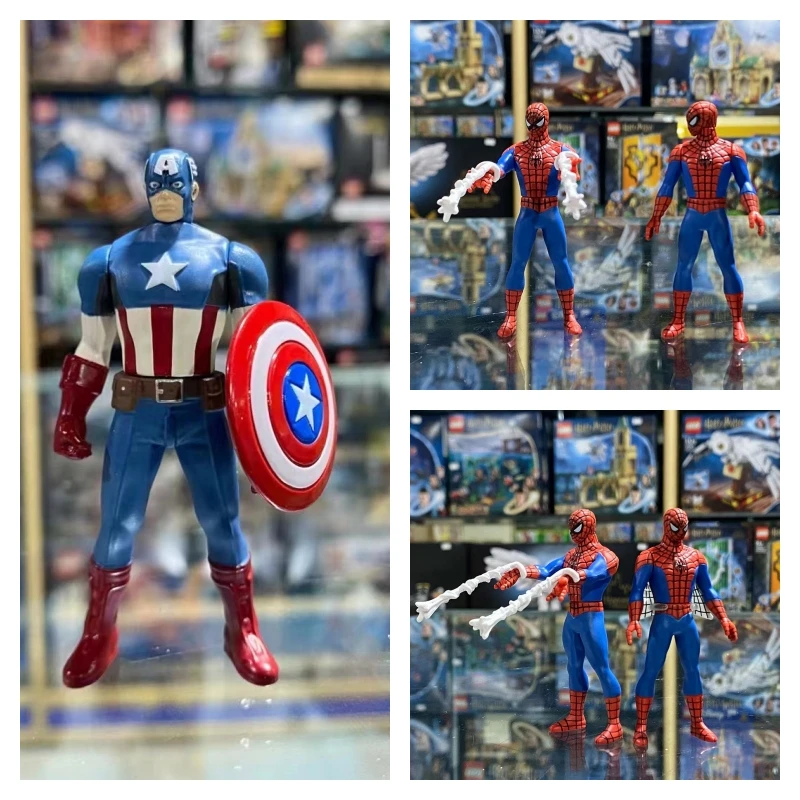 

Marvel Avengers Alloy Action Figure, Iron Man Hulk Spider-Man Captain America Statue, Anime Model Collection Gift