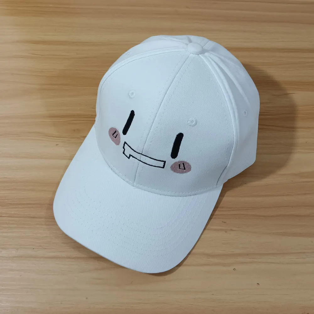 Nico Nico Community Mafumafu Teru Teru bozu Cute Hat White Embroidery Baseball Cap